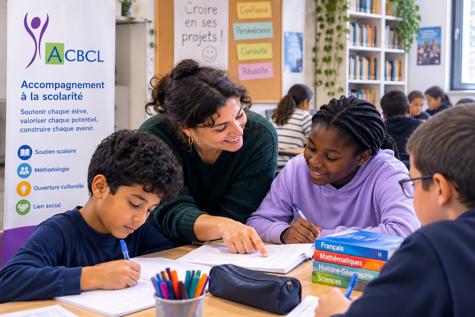 S&eacute;ance d&rsquo;accompagnement &agrave; la scolarit&eacute; &agrave; l&rsquo;ACBCL